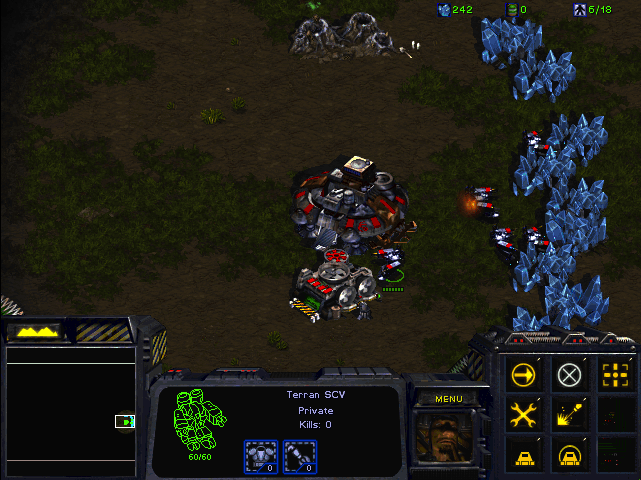 StarCraft — SCVs at work